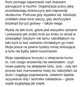 kurs online zrób swój idealny tort