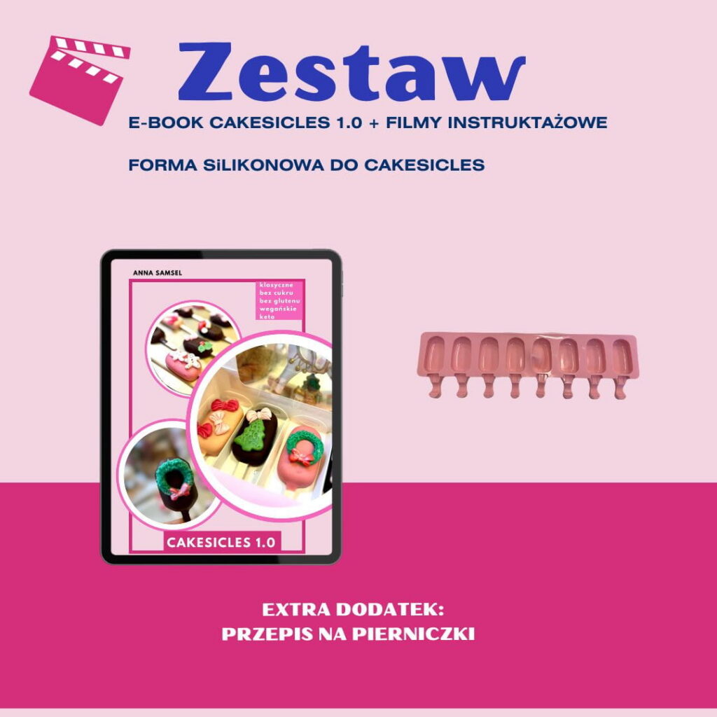 e book: cakesicles 1.0 filmy instruktaŻowe+ forma silikonowa
