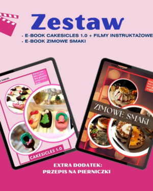 e book: cakesicles 1.0 + zimowe smaki+ filmy instruktaŻowe