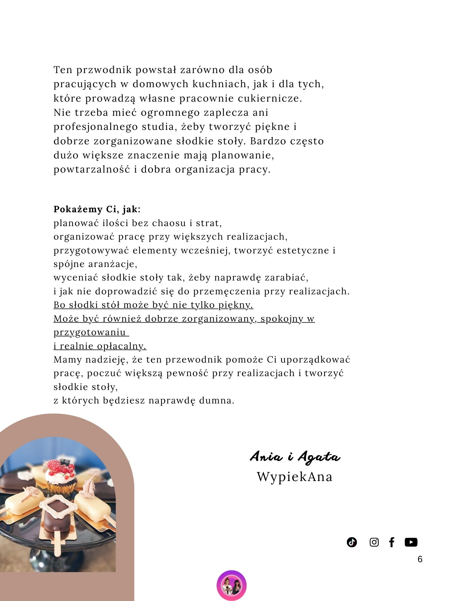 słodki stół bez chaosu