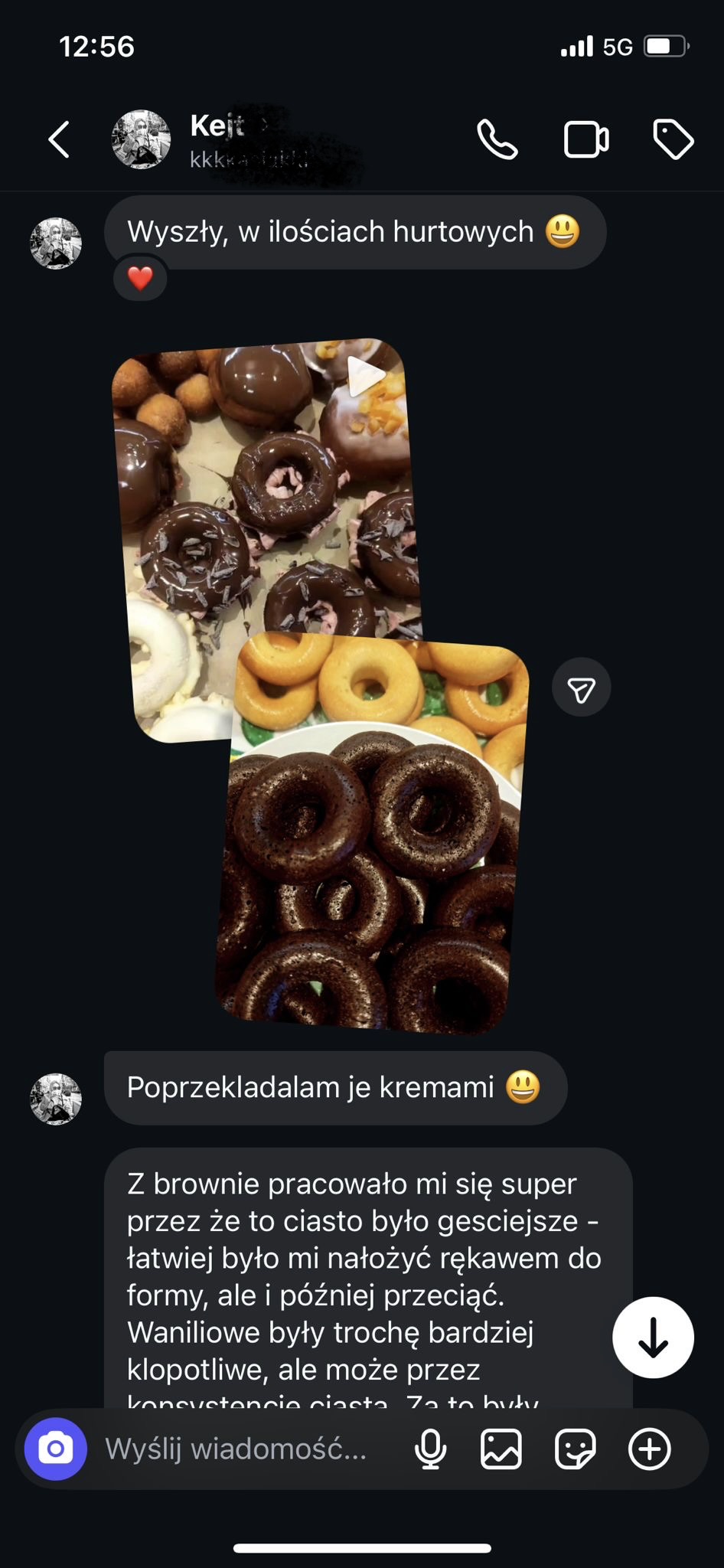Opinia Kejt o donutach WypiekAna