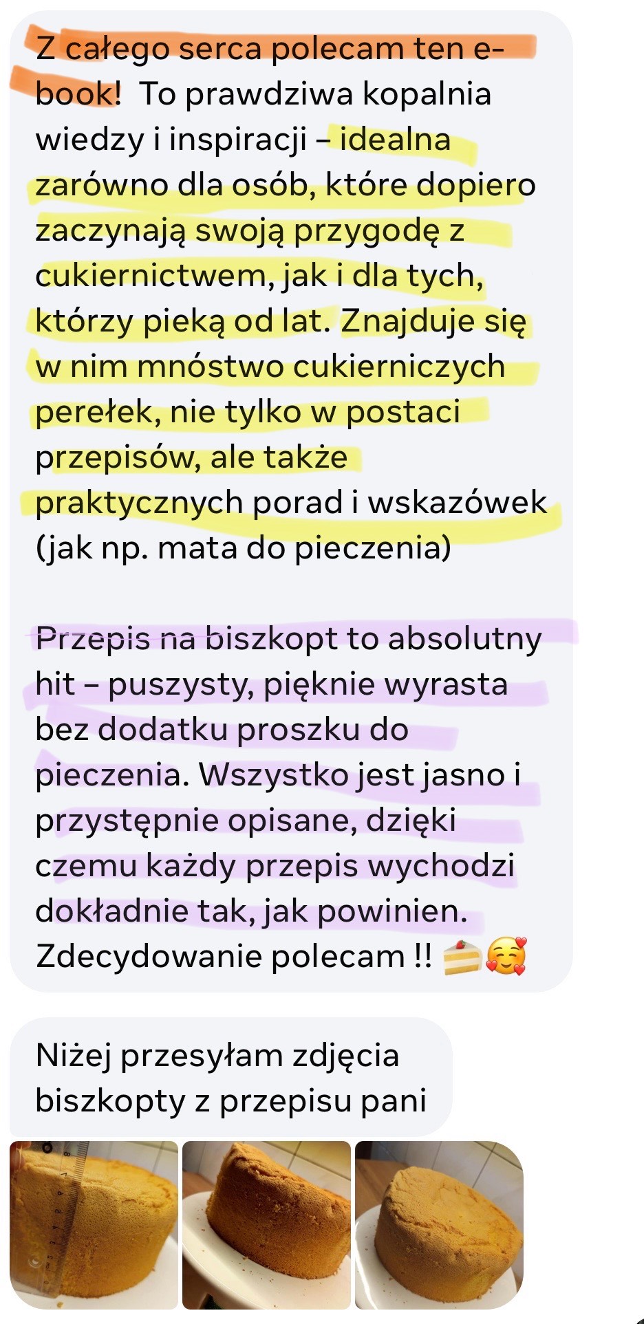 Opinia klientki o szkoleniu